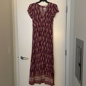 Natural life V-neck maxi dress